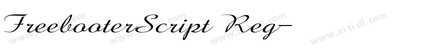FreebooterScript Reg字体转换 FreebooterScript Reg字体转换